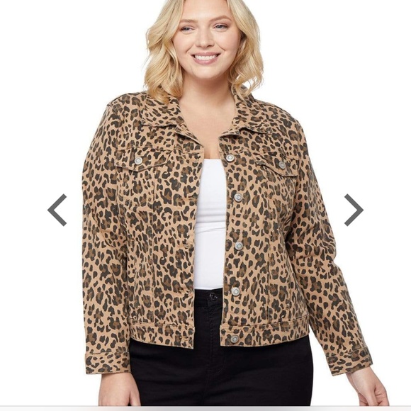 Nwt Kensie Jeans Animal Print Jacket 